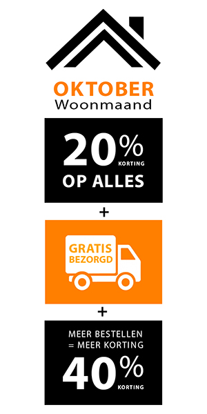 Oktober Woonmaand rolgordijnenexpert.nl 2026